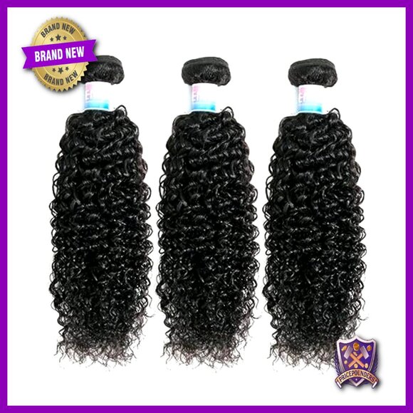 Kinky Curly Human Hair Weave Bundles 8 10 12 Inch Brazilian Hair Extensions main image 4